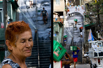 JR en las favelas de Rio de Janeiro