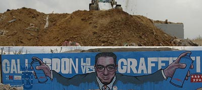 grafiti de Gallardón