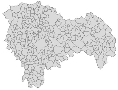 Mapas vectoriales de los municipios de España gratis