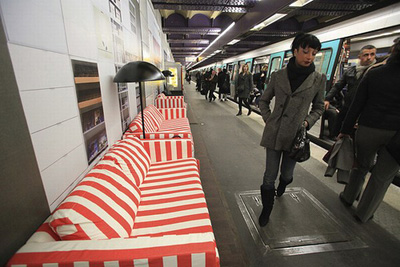 Ikea en el metro de París
