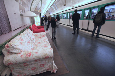 Ikea en el metro de París