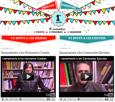 Primer Asalto, creatas vs ejecutas
