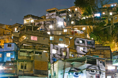 JR en las favelas de Rio de Janeiro