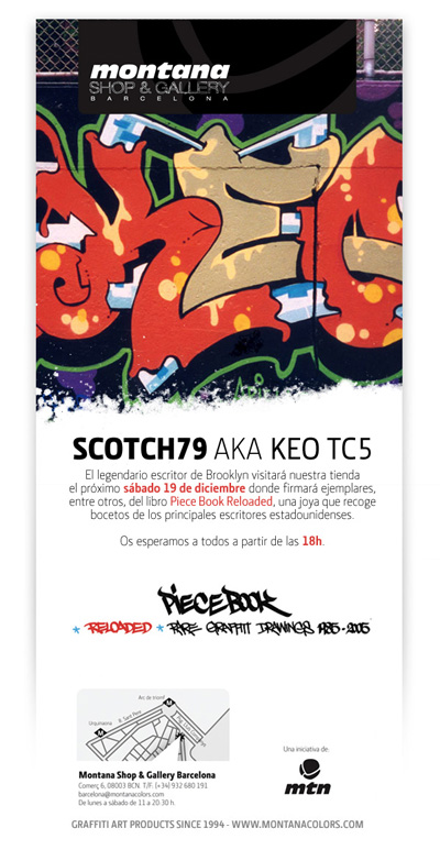 Scotch79 aka Keo TC5 en montana Shop & Gallery Barcelona